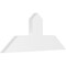 Ekena Millwork Portland Architectural Grade PVC Gable Bracket, 36"W x 15"H x 2"D x 6"F, 10/12 Pitch GBP036X15X0206POR00 - alternate 1